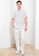 LC WAIKIKI white Regular Fit Striped Viscose Men's Shirt A6197AA3008C75GS_4