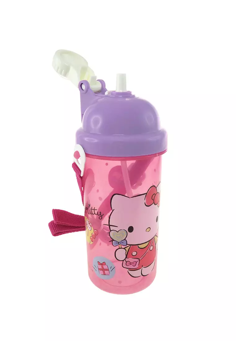 Buy Hello Kitty Hello Kitty Bear PP Bottle With Straw (350ML) Online ...