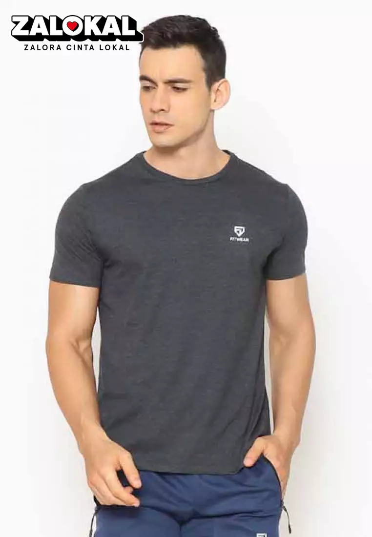 FITWEAR - GRIFFIN BASIC MEN T-SHIRT S/S - DARK GREY