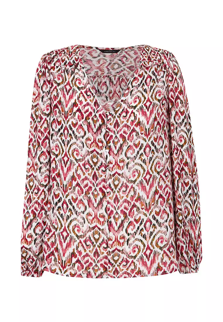 Buy Cortefiel Printed blouse 2024 Online | ZALORA Philippines