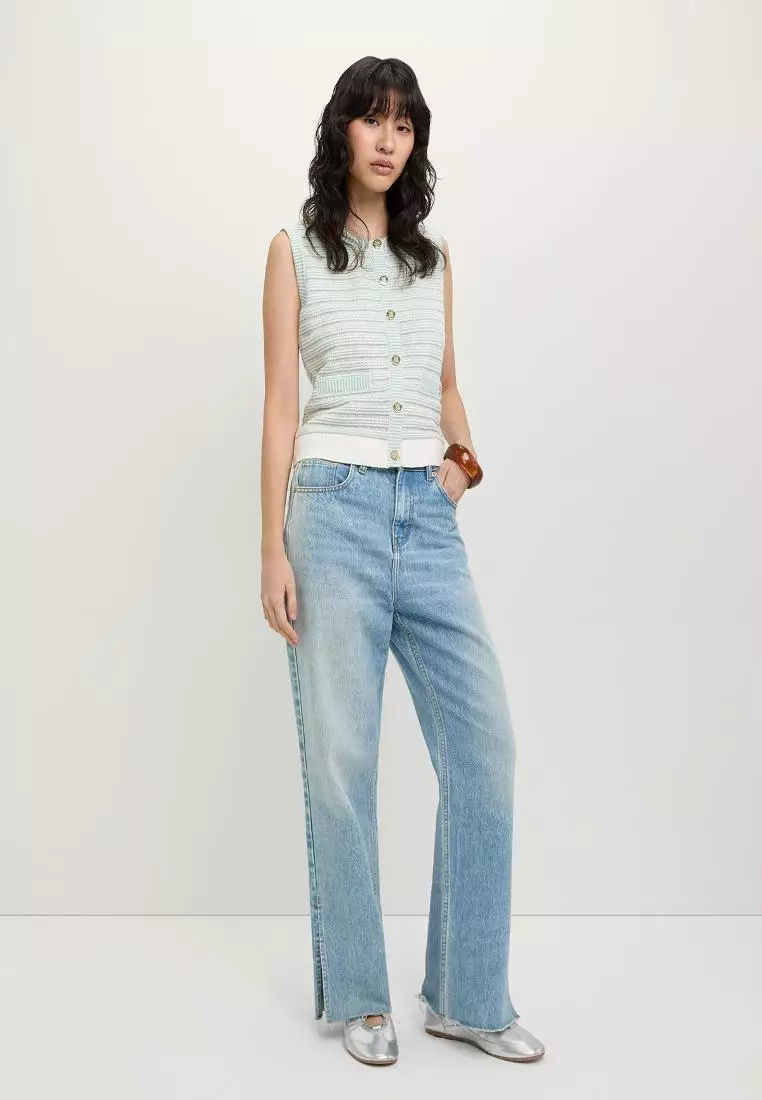 Button-Up Knit Vest
