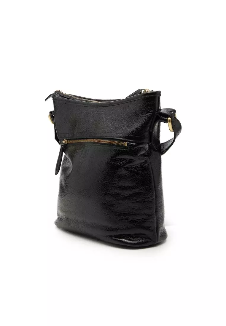 Buy BURBERRY Pre-Loved Burberry Leather Crossbody 2026 Online | ZALORA