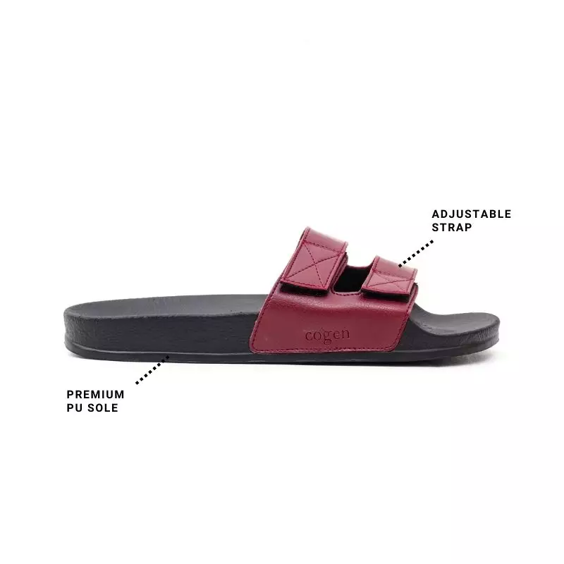 Cogen Sandal Unisex Basel Collection - Maroon