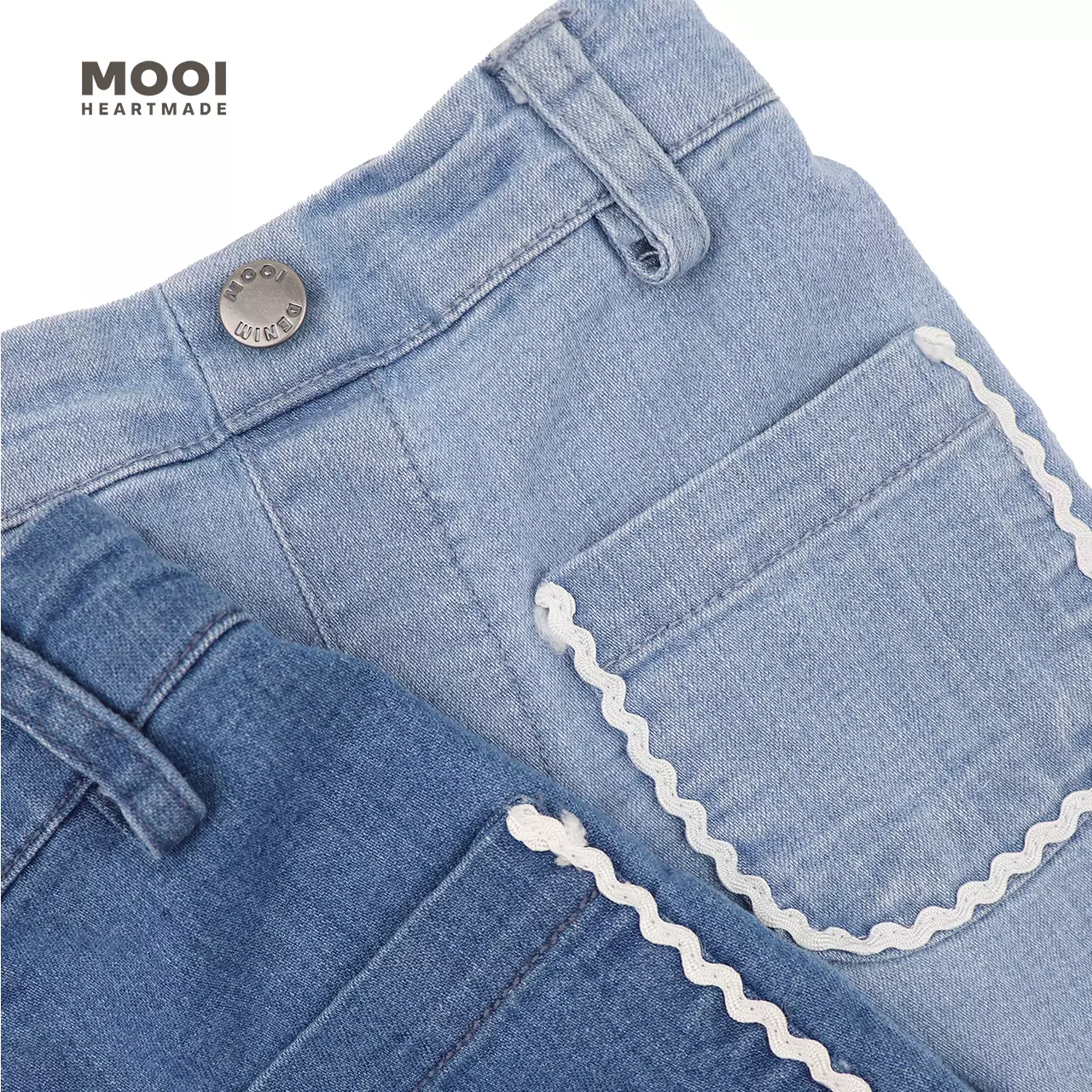 Mooi Celana Jeans Anak Kids Lea Denim Pants - Light Blue