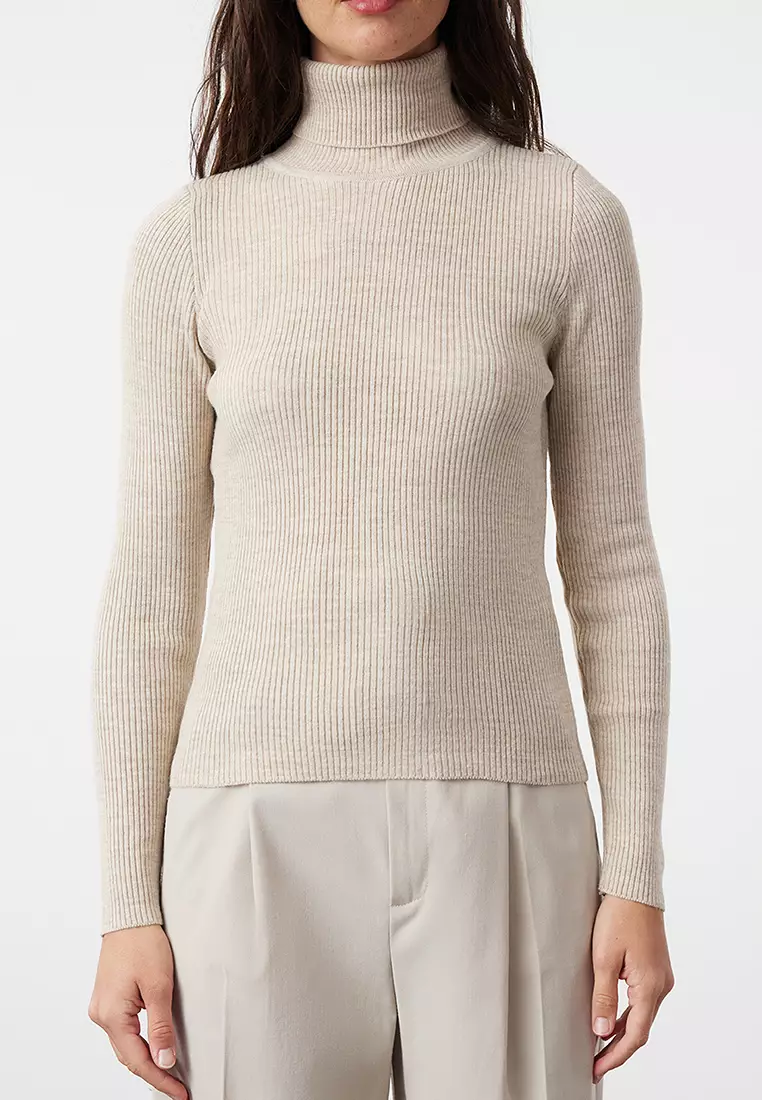 Stone Basic Turtleneck Knitwear Sweater TWOAW21KZ1279