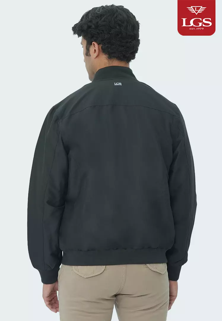 LGS - Jaket Bomber - Parasut - Waterproof - Hitam - CJK.558.207.001.C