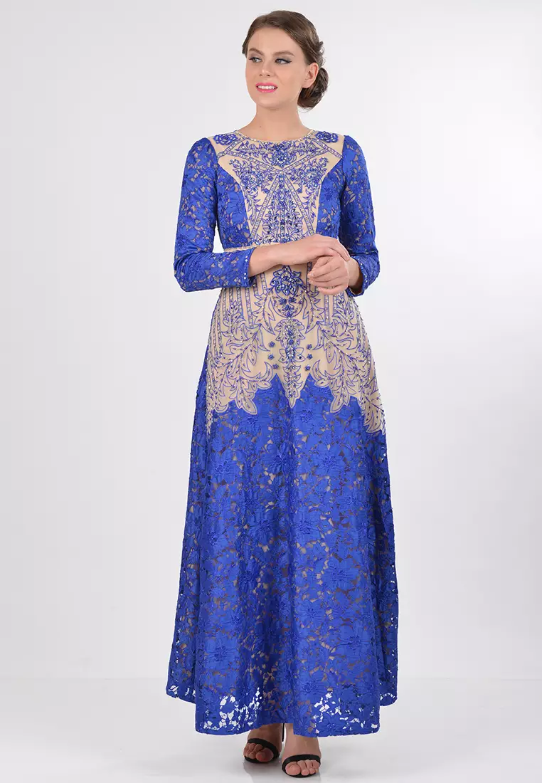 Bibiq Gamis Tile Bordir