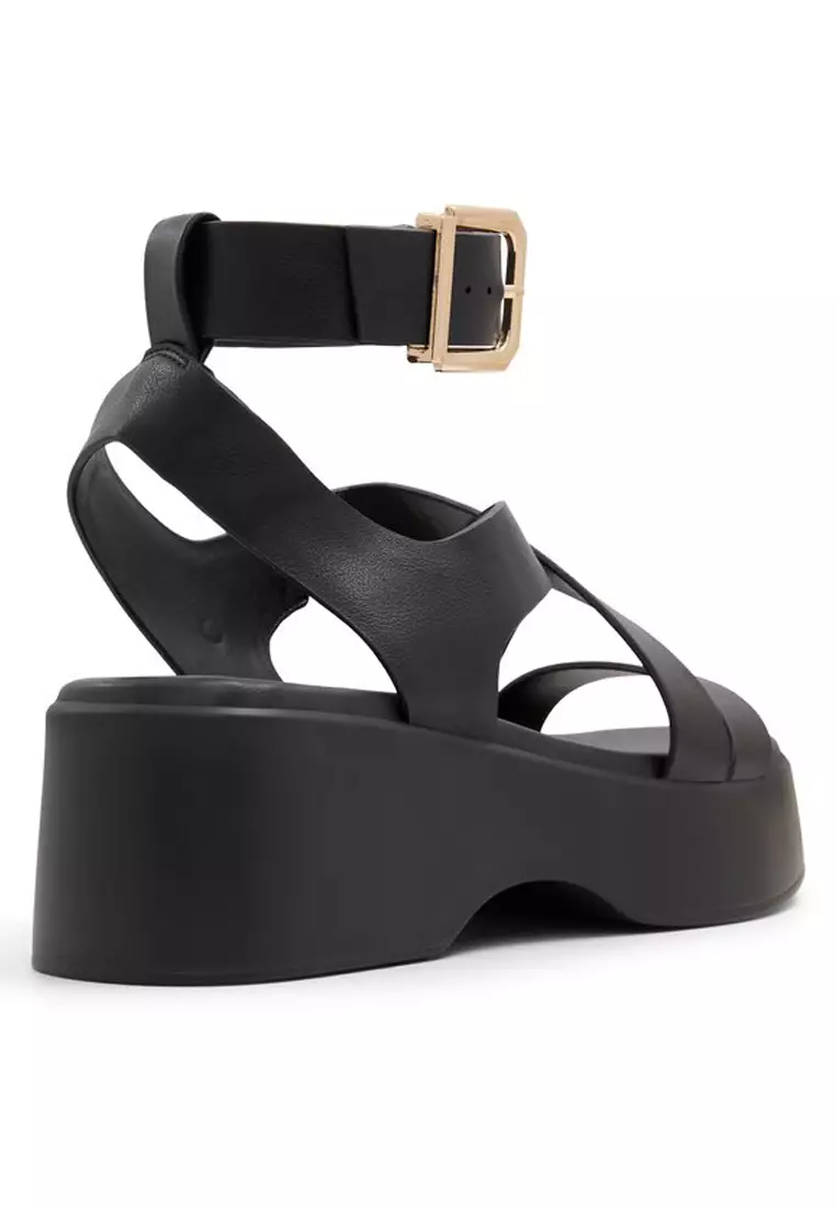 Raia Ankle Strap Wedge Sandals