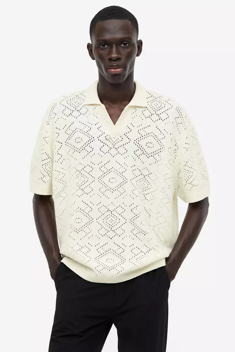 H&m shop white polo