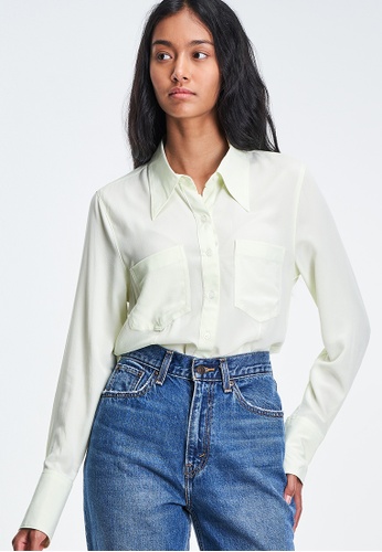 Buy Levi's Levi's® Women's Rilynn Silky Shirt A3366-0003 2023 Online ...