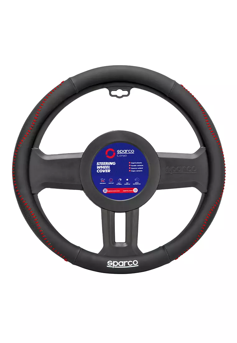 Buy BLADE Sparco Corsa Steering Wheel Cover SPS134RD (Red) Universal Fit  for Toyota, Mitsubishi, Honda, Hyundai, Ford, Nissan, Suzuki, Isuzu, Kia,  MG And More 2024 Online