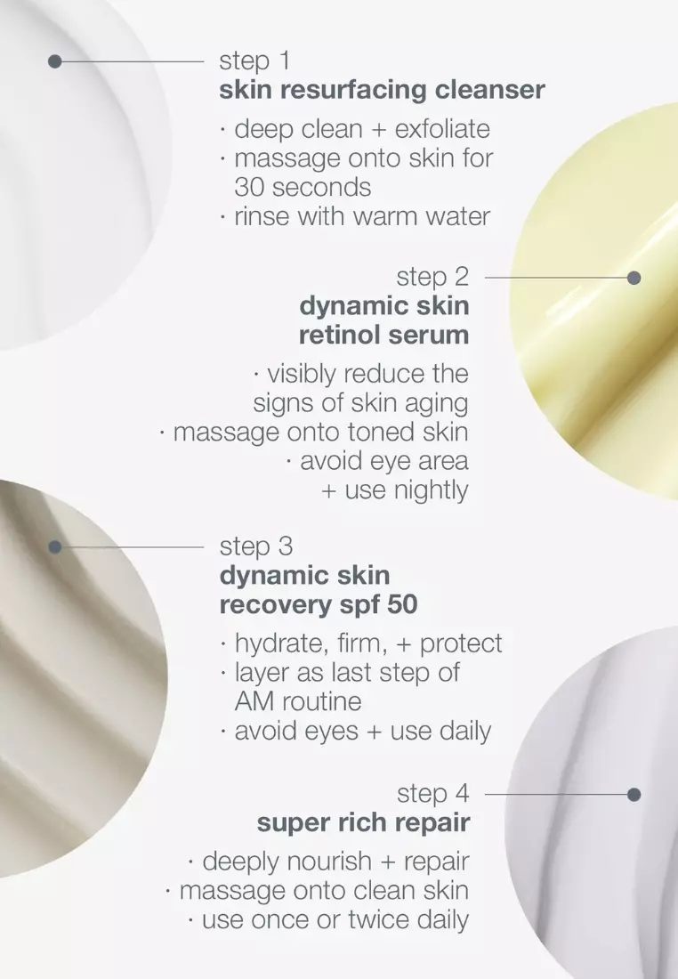 [value set] skin aging solutions kit, retexturizes, moisturizes, repairs