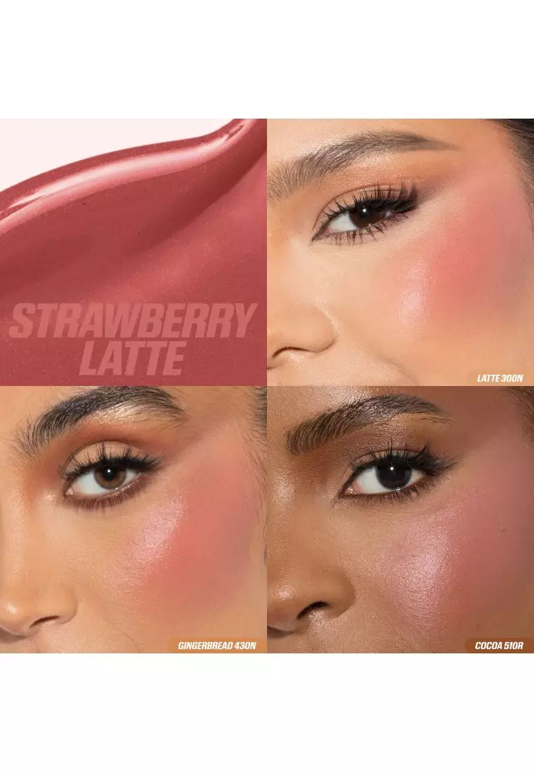 HUDA Beauty Blush Filter Soft Glow Liquid Blush Strawberry Latte