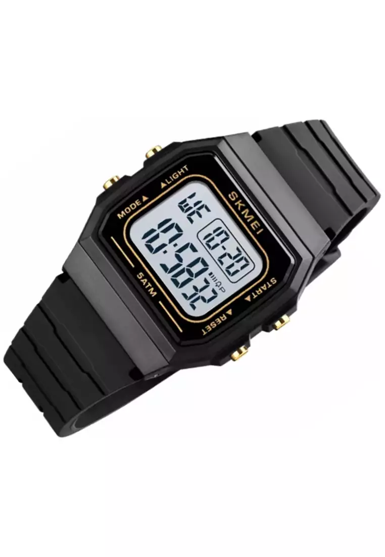 Jam Tangan Digital Pria Wanita Waterproof Many Function Strap Tali Material Silicone BY72 ORIGINAL