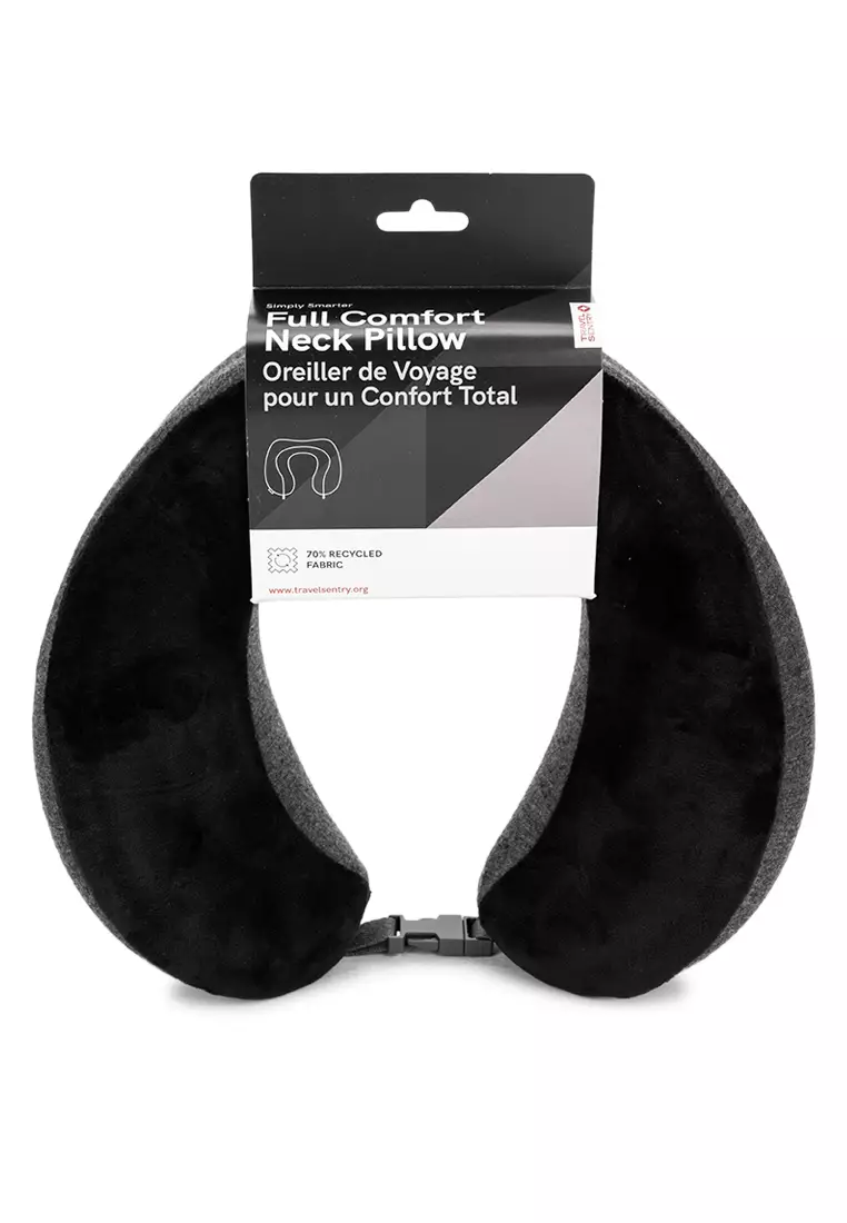 Full Comfort Travel Neck Pillow Black