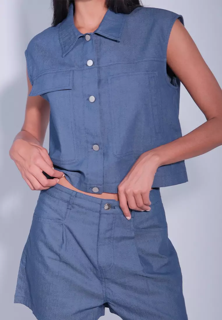 DNM Studios x Raxenne Isabelas Sleeveless Top