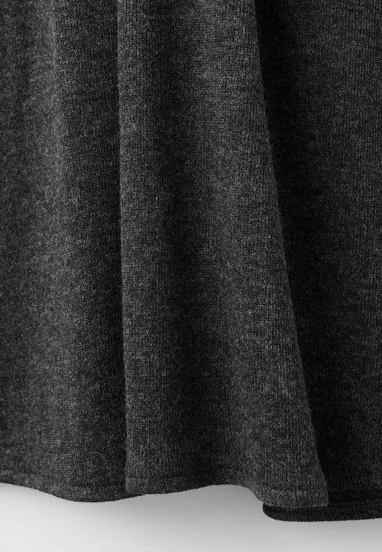 Ruched Dress with Ring