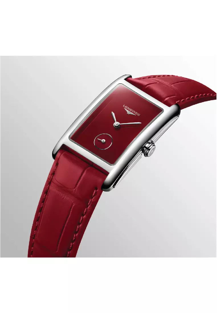 Longines Dolcevita Leather Strap Quartz Women Watch L55124912