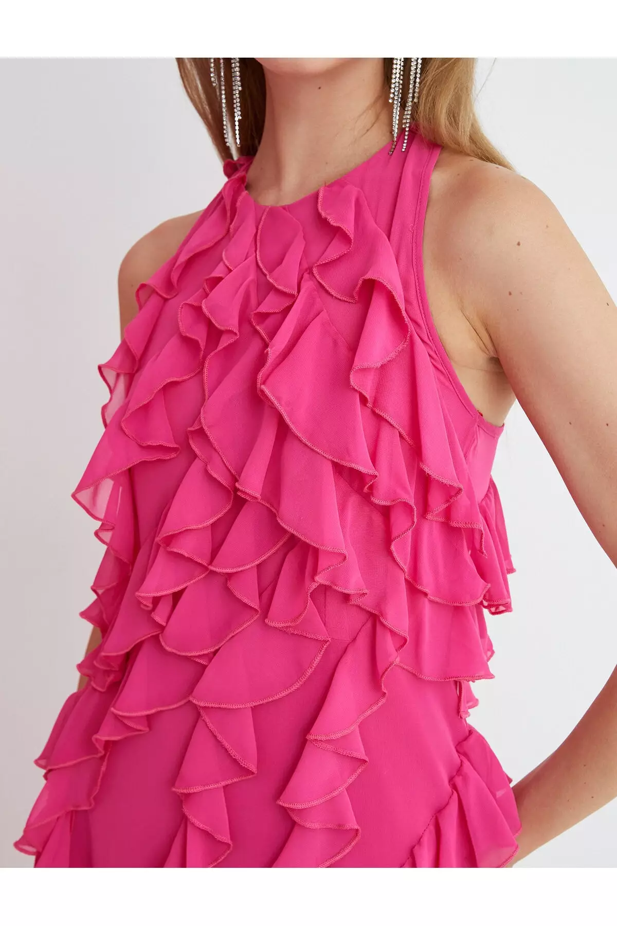 Ruffle Mini Dress