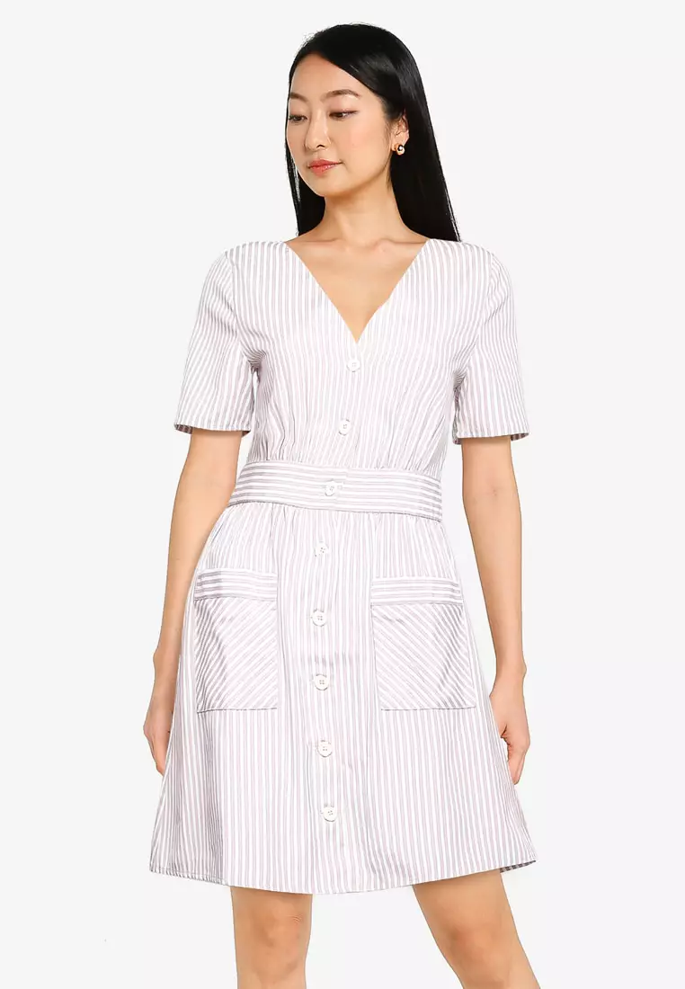 Zalora button down dress store