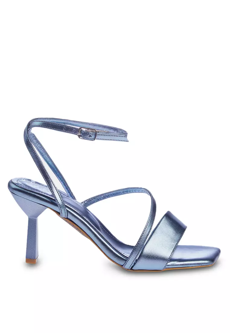 Discount on Trendyol  shoes - SKU: Metallic Lace-Up Sandal Heels