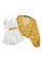 YG Fitness white and yellow (3PCS) Simple Fresh Print Swimsuit Set 87014US25FFCF0GS_4