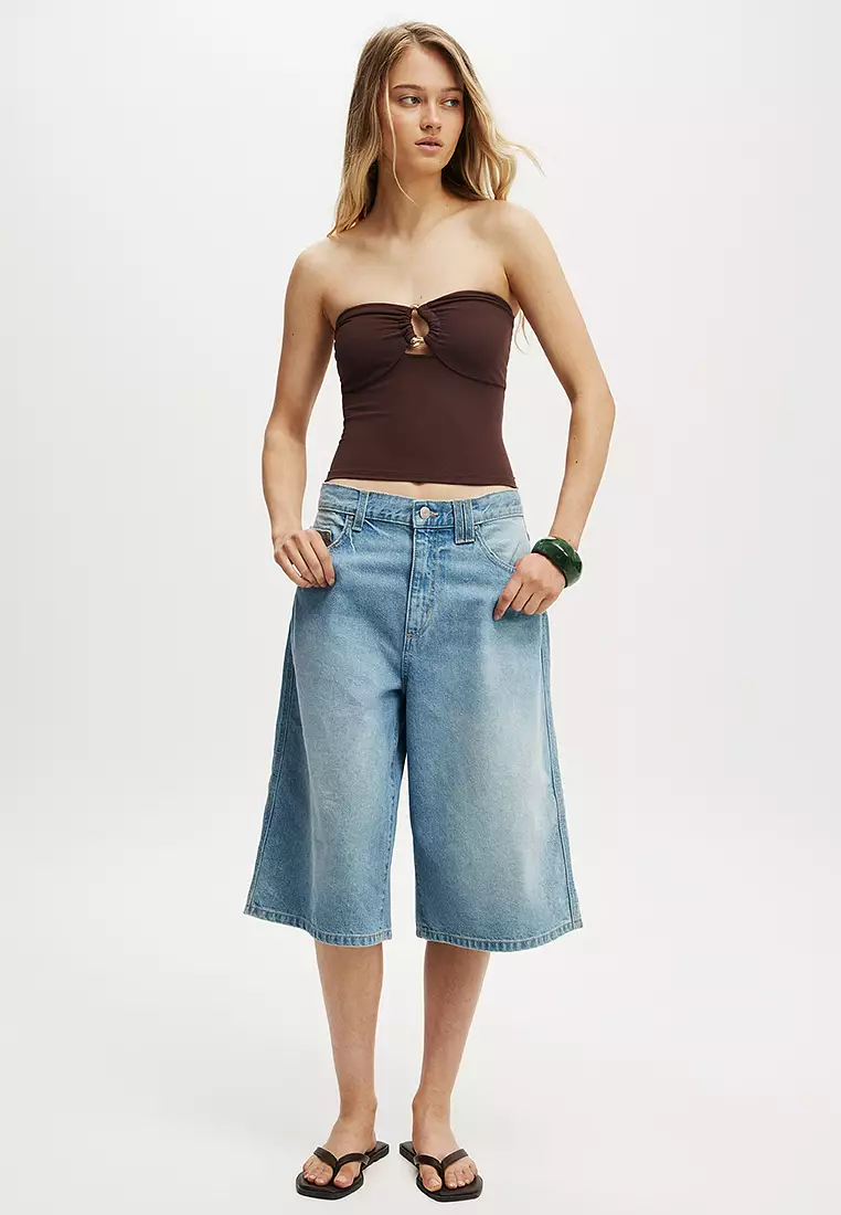 Trim Buckle Detail Tube Top