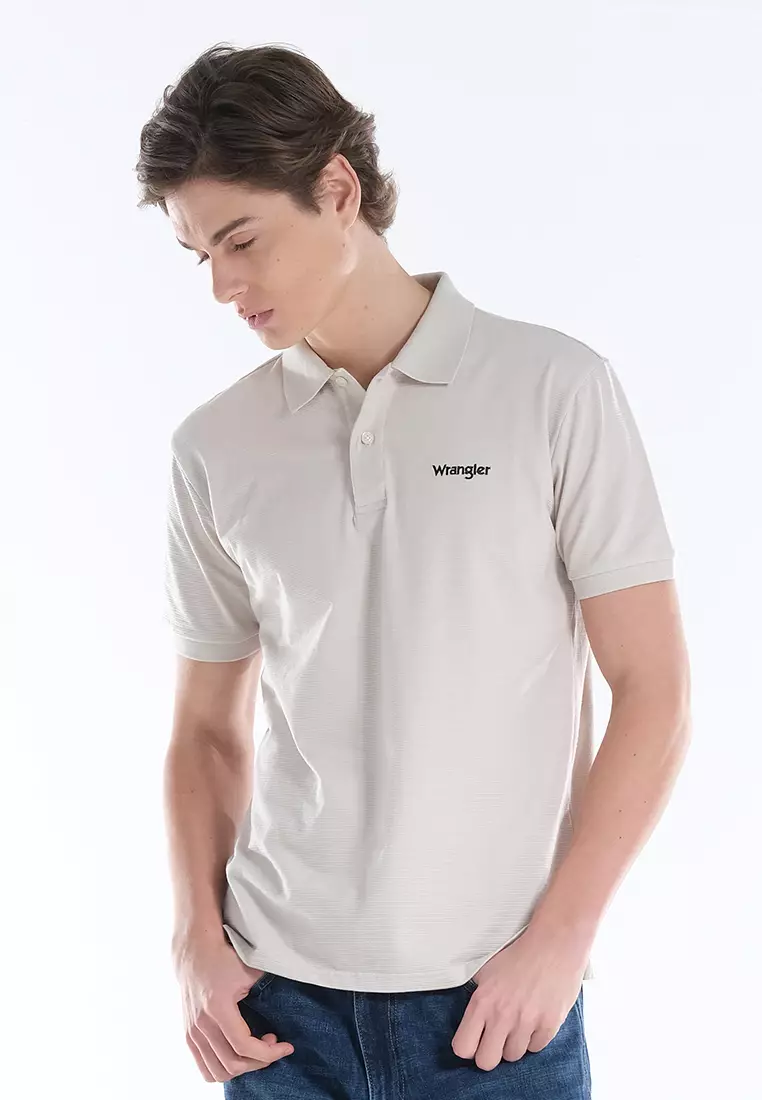 Wrangler Plain Color Polo Shirt for Men
