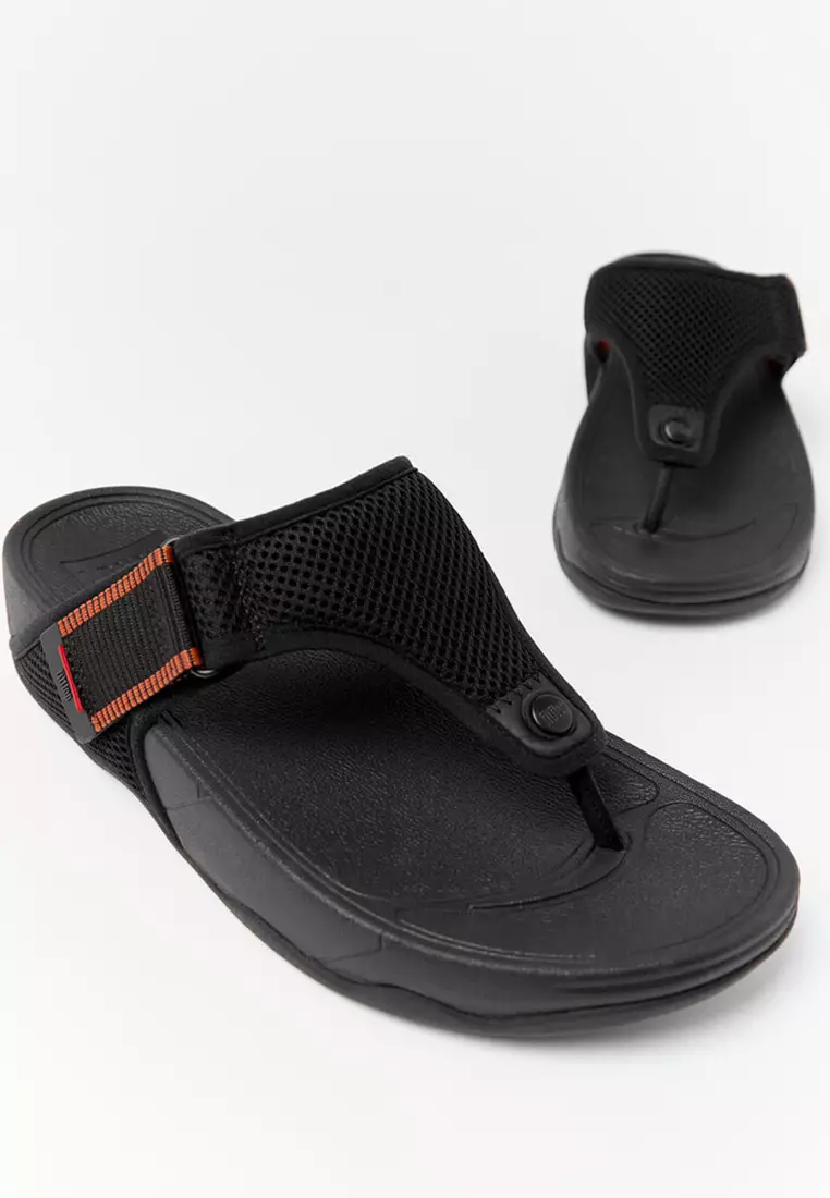 Trakk Mens Adjustable Water-resistant Mesh Toe-post Sandals