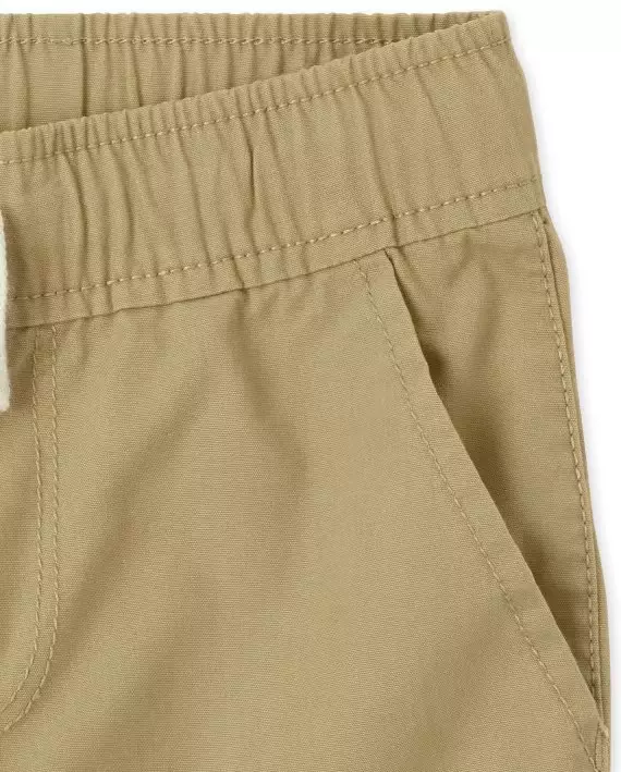 Boys Pull On Jogger Shorts - Celana Pendek Bayi & Anak Laki (Coklat)