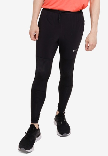 Nike black Dri-FIT Phenom Run Division Men's Full-Length Hybrid Running Trousers C6F4BAAF9F0A33GS_1