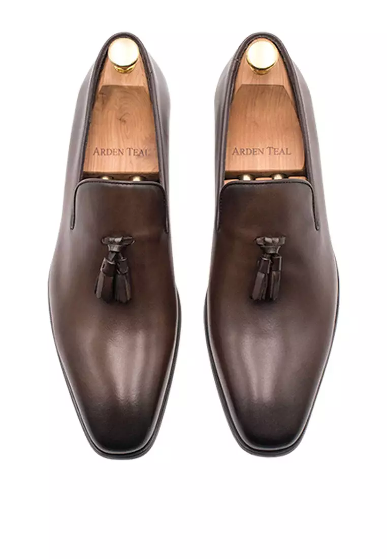 Polvorines Walnut Wholecut Tassel Loafer