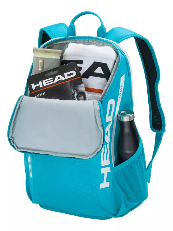 HEAD Tennis Tour Backpack 25L Blue 260636 - Tas Tennis (Biru)