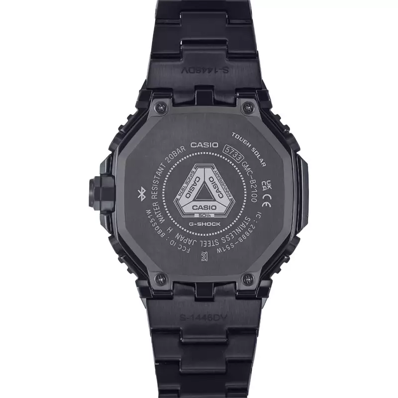 Jam Tangan Pria Casio G-Shock GMC-B2100ZE-1AJR 50th Anniversary Zero To One Black Stainless Steel Band (JDM)