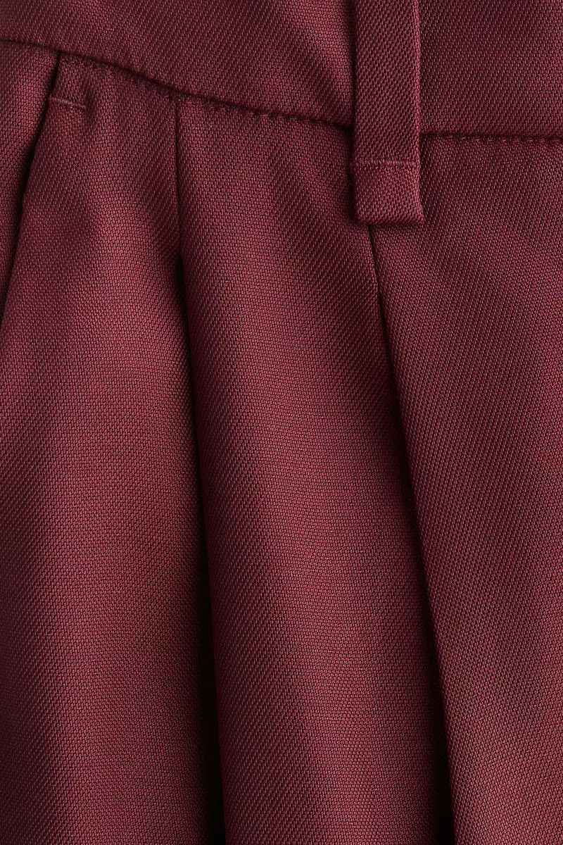 Wide tailored trousers