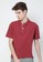 Skelly red SKELLY TALON STAND UP COLLAR HENLEY IN MAROON 45423AA0C4E303GS_3
