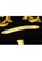 Hermès black Pre-Loved Hermes Scarf Black Color Golden Flower & Chain Design, no Box 31EB8ACC79FD1BGS_2