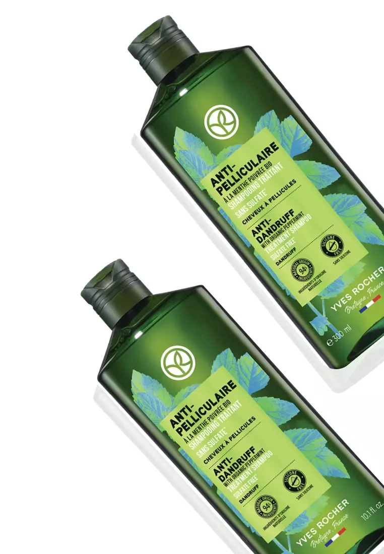 Anti Dandruff Shampoo 300ml Bundle of 2 Original Hair Care Bestseller Flakes Free Sulfate-Free