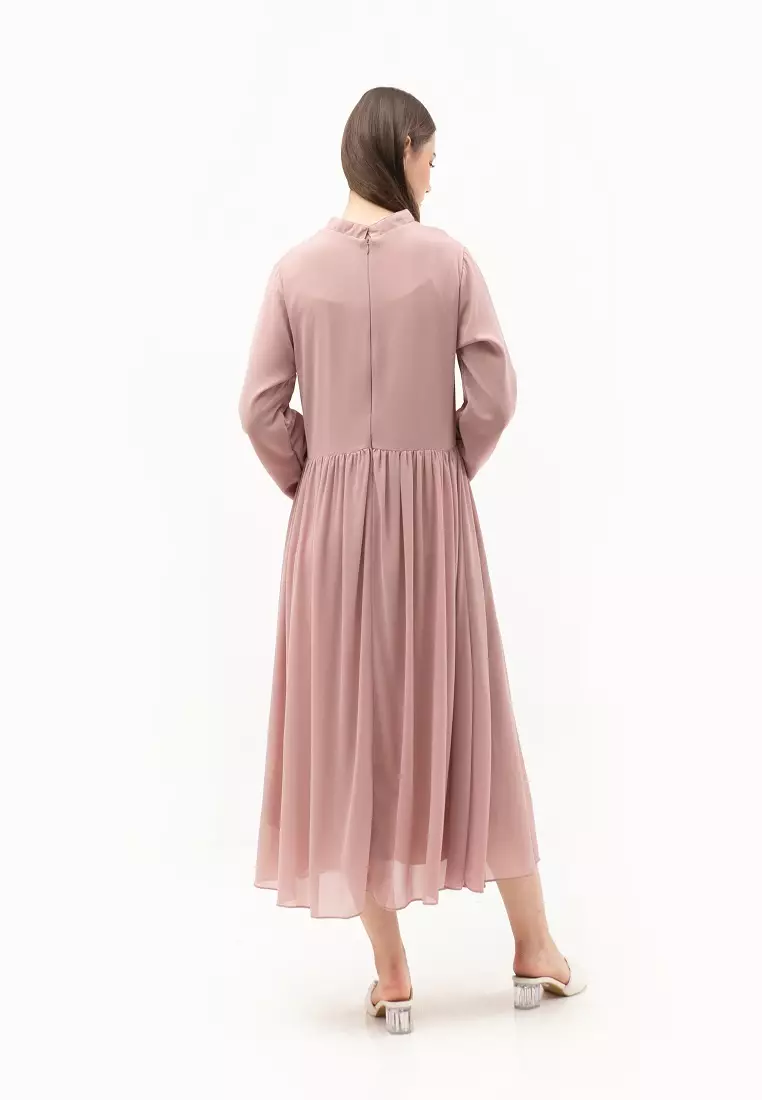 Anjani Midi Dress Dusty Pink