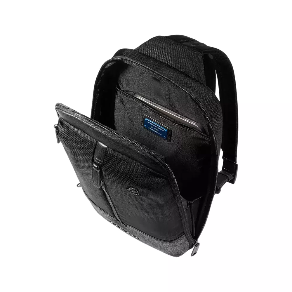 Recycled Fabric Chest Bag Black