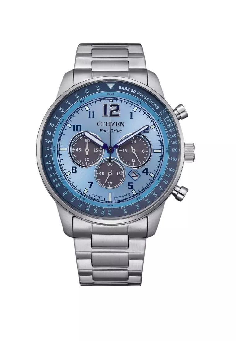 Buy Citizen Citizen Eco-Drive Chronograph Beginning Blue Stainless