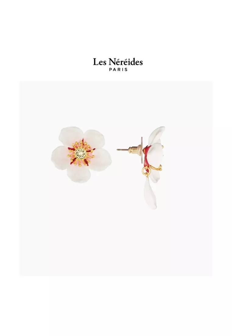 Les Néréides Earrings Japanese Cherry Blossom HANAMI [LNANHA110T/1]