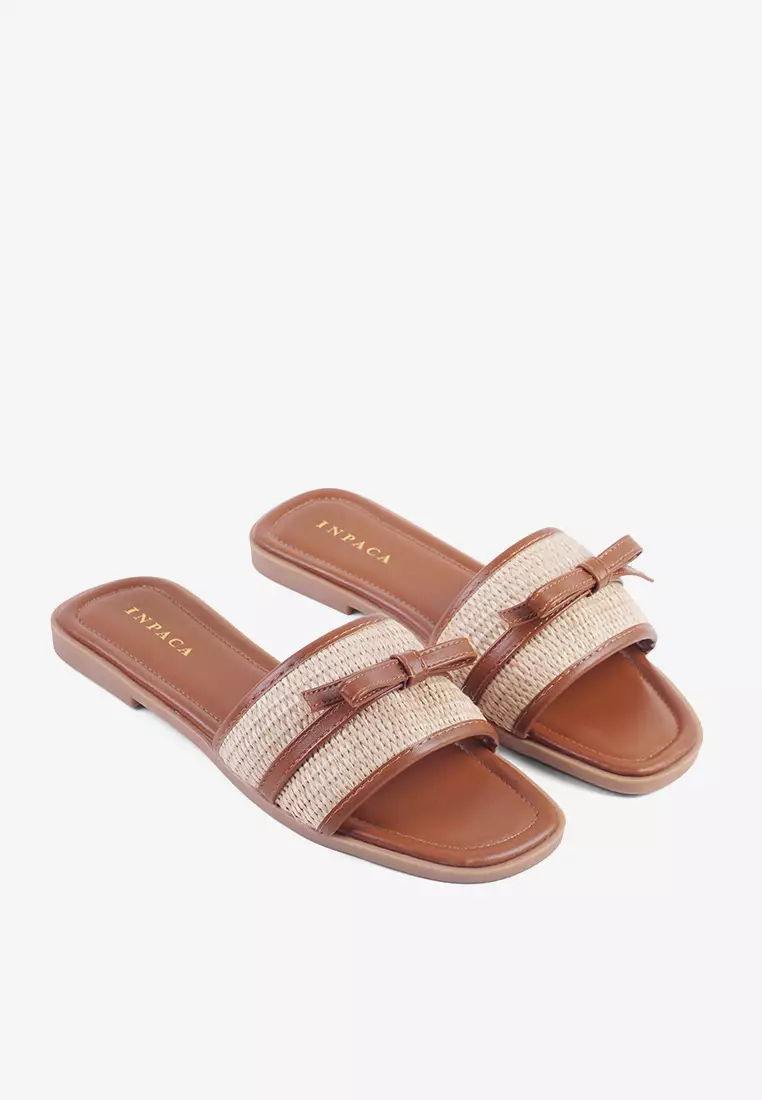 Panama Sandal Slip On Casual Wanita