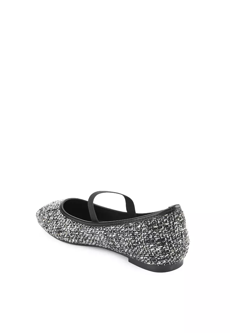 Sasha J2475-1 Flat Shoes Black