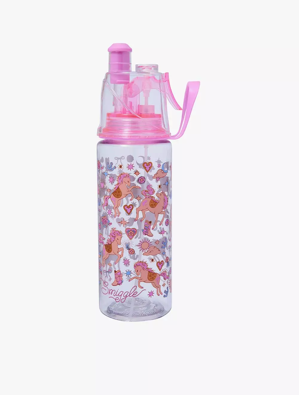 Jual Smiggle Smiggle Wildflower Plastic Spritz Drink Bottle 560ml ...