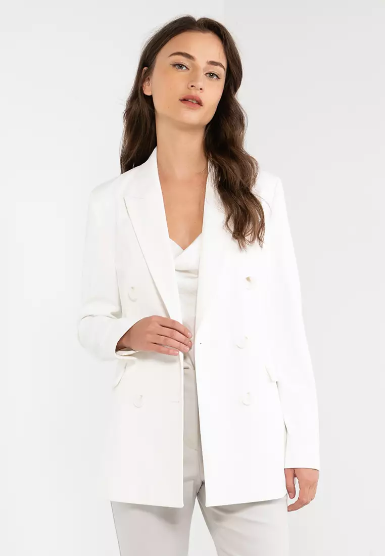 Buy ck Calvin Klein Cool Touch Poly Cotton Linen Jacket Fully