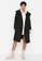 Trendyol black Oversize Wide Collar Long Coat 0C898AABD77F8EGS_4