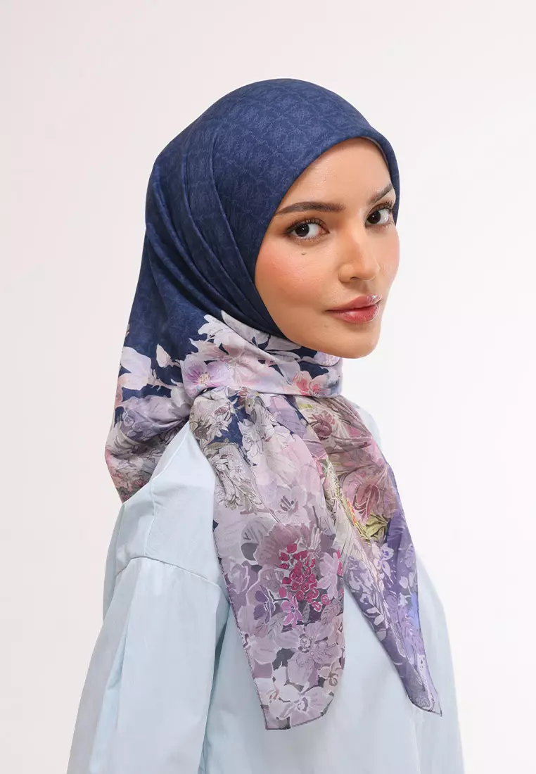 Ria Miranda Navy Genna Scarf