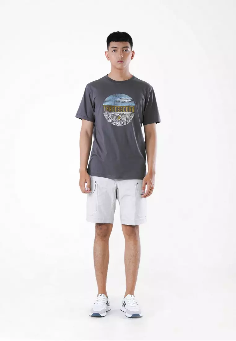 3Second Arnold T-Shirt Short Sleeve Cotton Lighweight Regular Fit OL-C330424