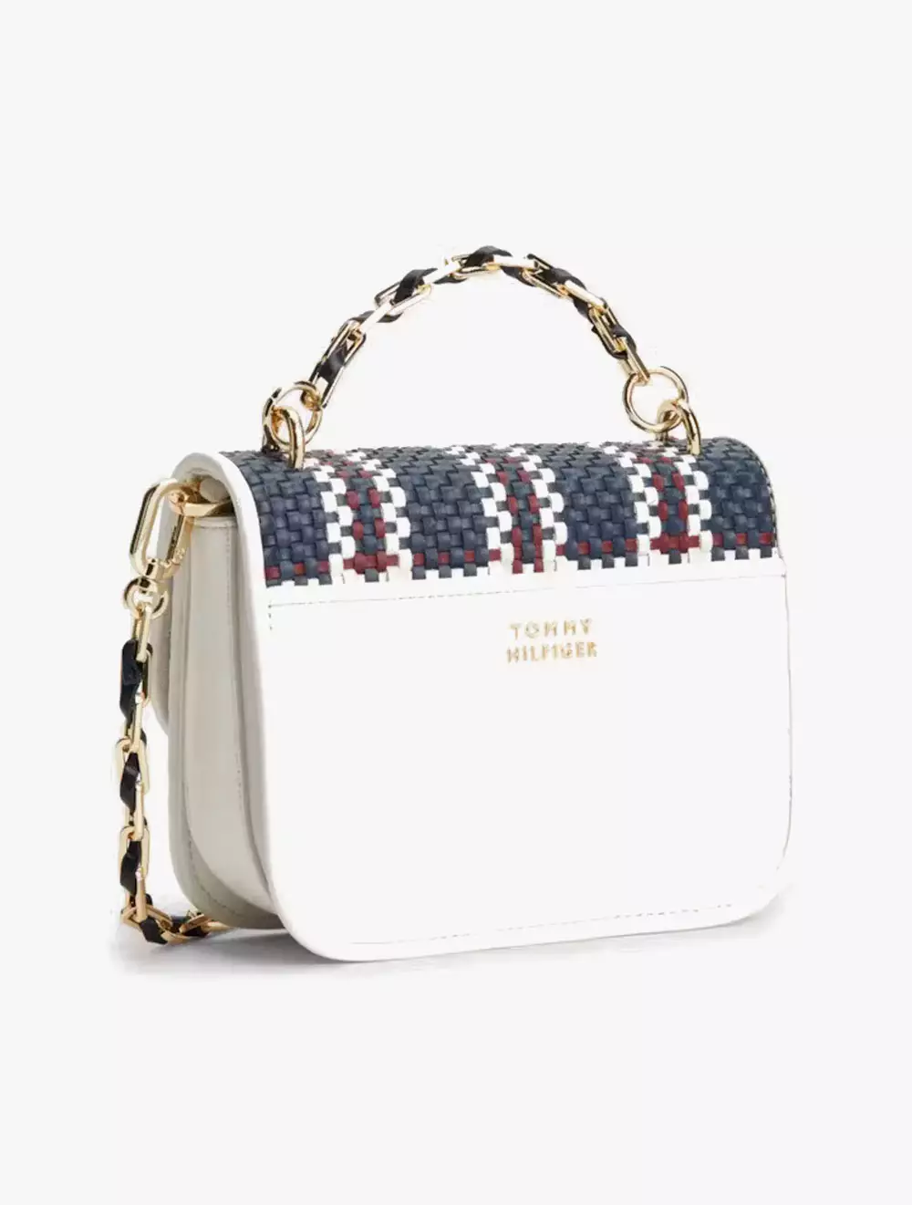 Jual Tommy Hilfiger TOMMY HILFIGER TURN LOCK WOVEN LEATHER CROSSOVER